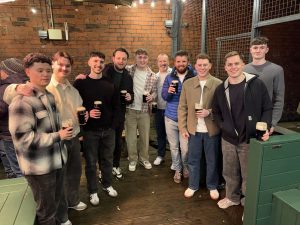 Glasgow office staff night out